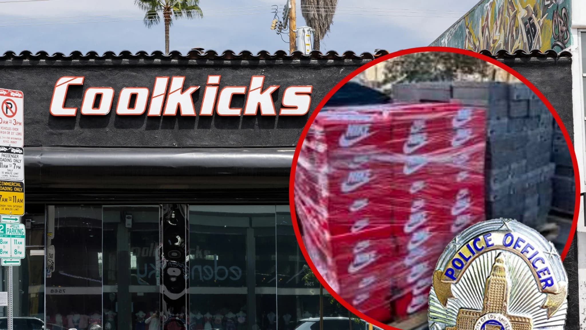 Caught in the Act: LAPD Raids CoolKicks During Live Stream, Uncovers $500K in Stolen Nikes!