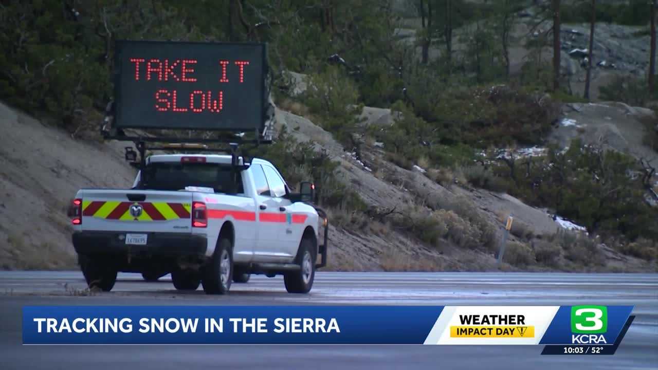 Sierra Slippery Slope: Drivers Prepare for Stormy Travels!