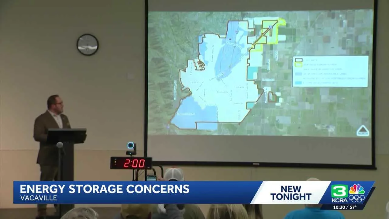 Fire in the Sky? Vacaville Residents Push Back on Battery Storage Plans!