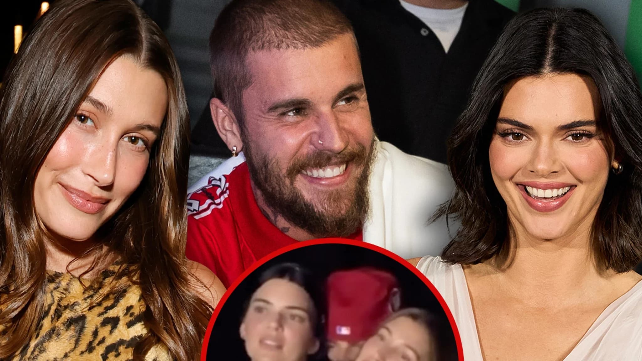 Star-Studded Hugs: Justin and Hailey Share a Moment with Kendall at Concert!