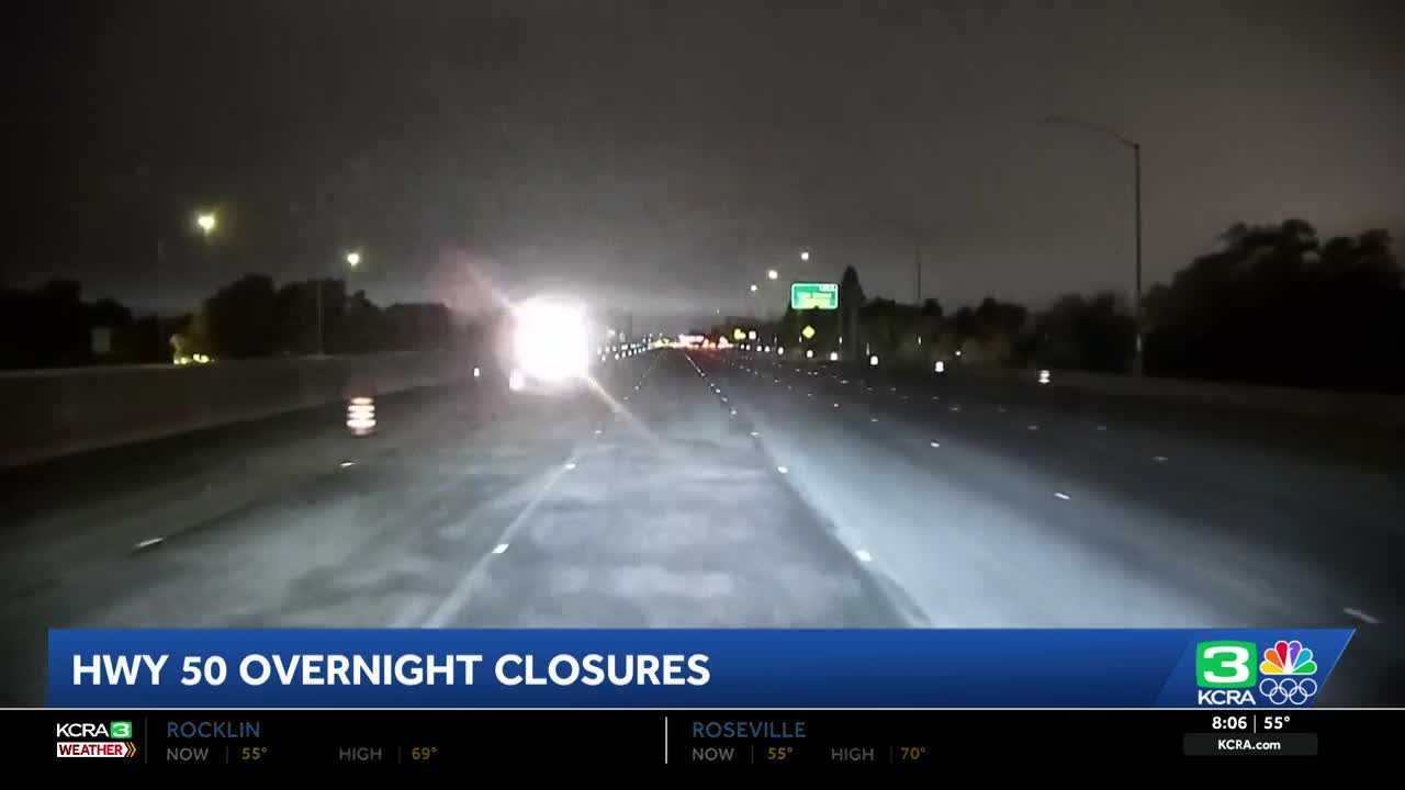 Highway 50 Showdown: Expect Delays and Detours for Your Nightly Adventures!
