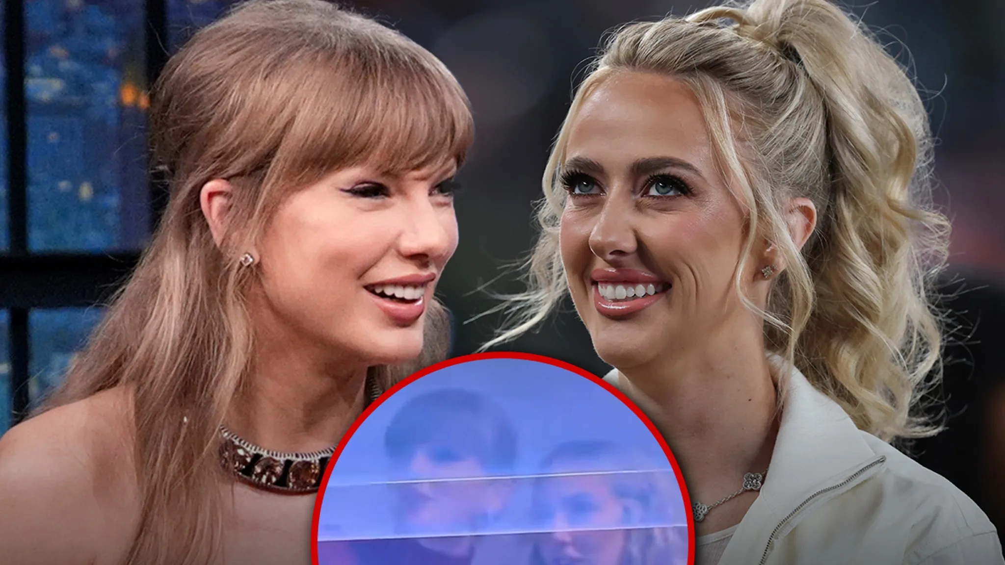 Touchdowns and Turtlenecks: Taylor Swift & Brittany Mahomes' Red Hot Game Day Style!