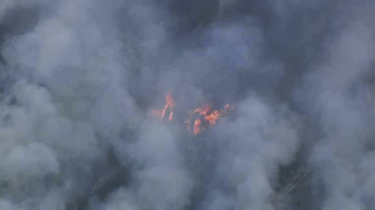 Smoke Signals: Knights Landing Fire Filling the Sky