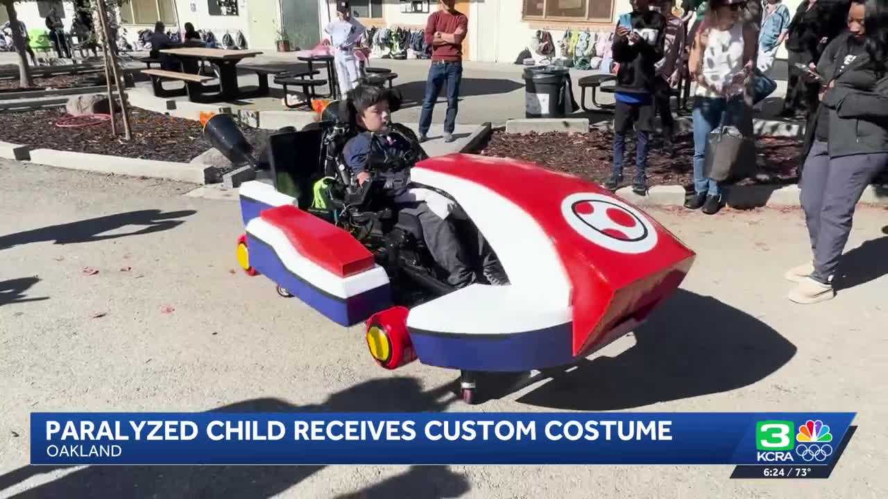 Wheelchair Racing into Halloween: Asa Luo's Epic Mario Kart Transformation!