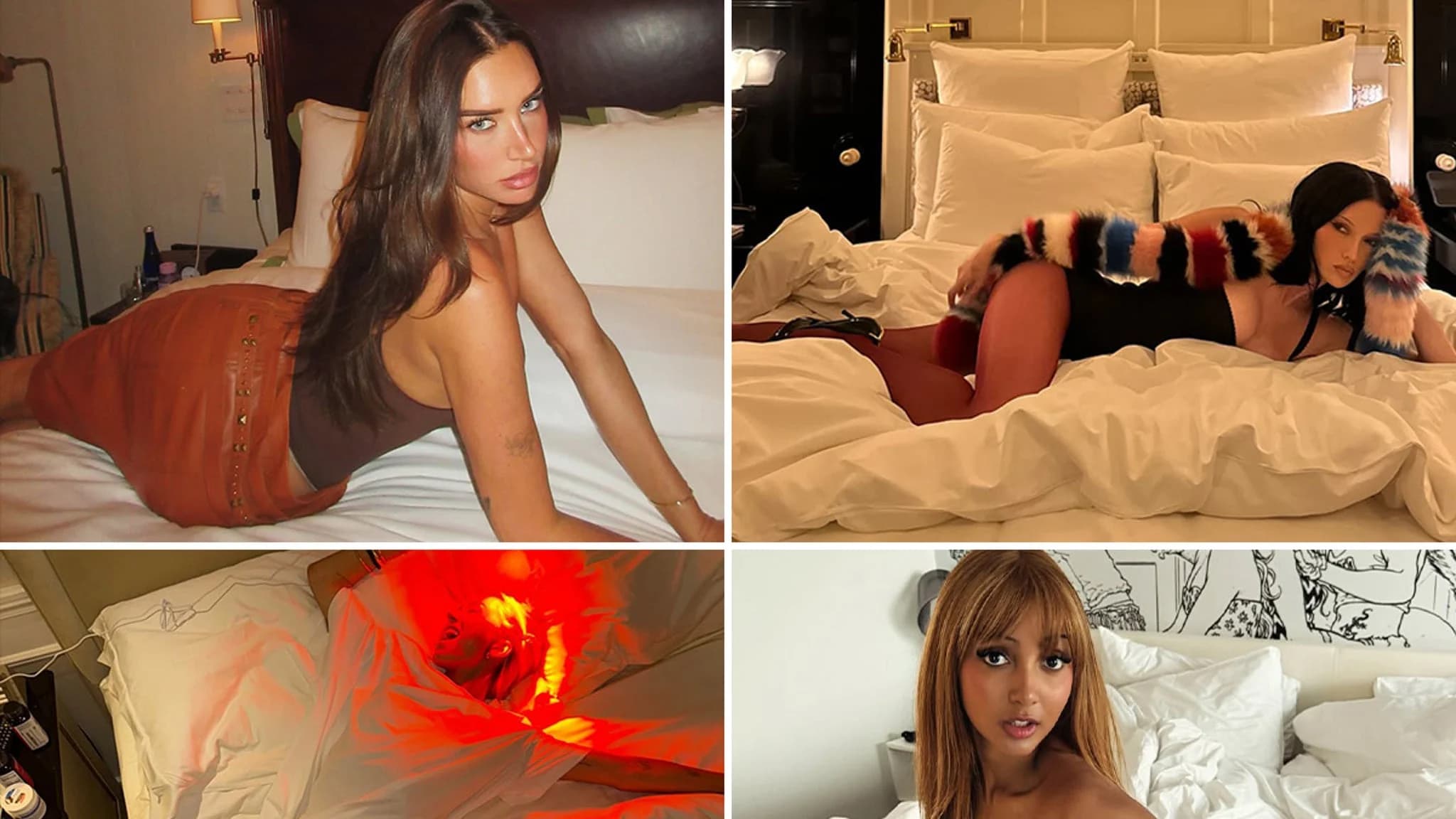 Wake Up to Beauty: Extra Sleep and Hotties in Bed!