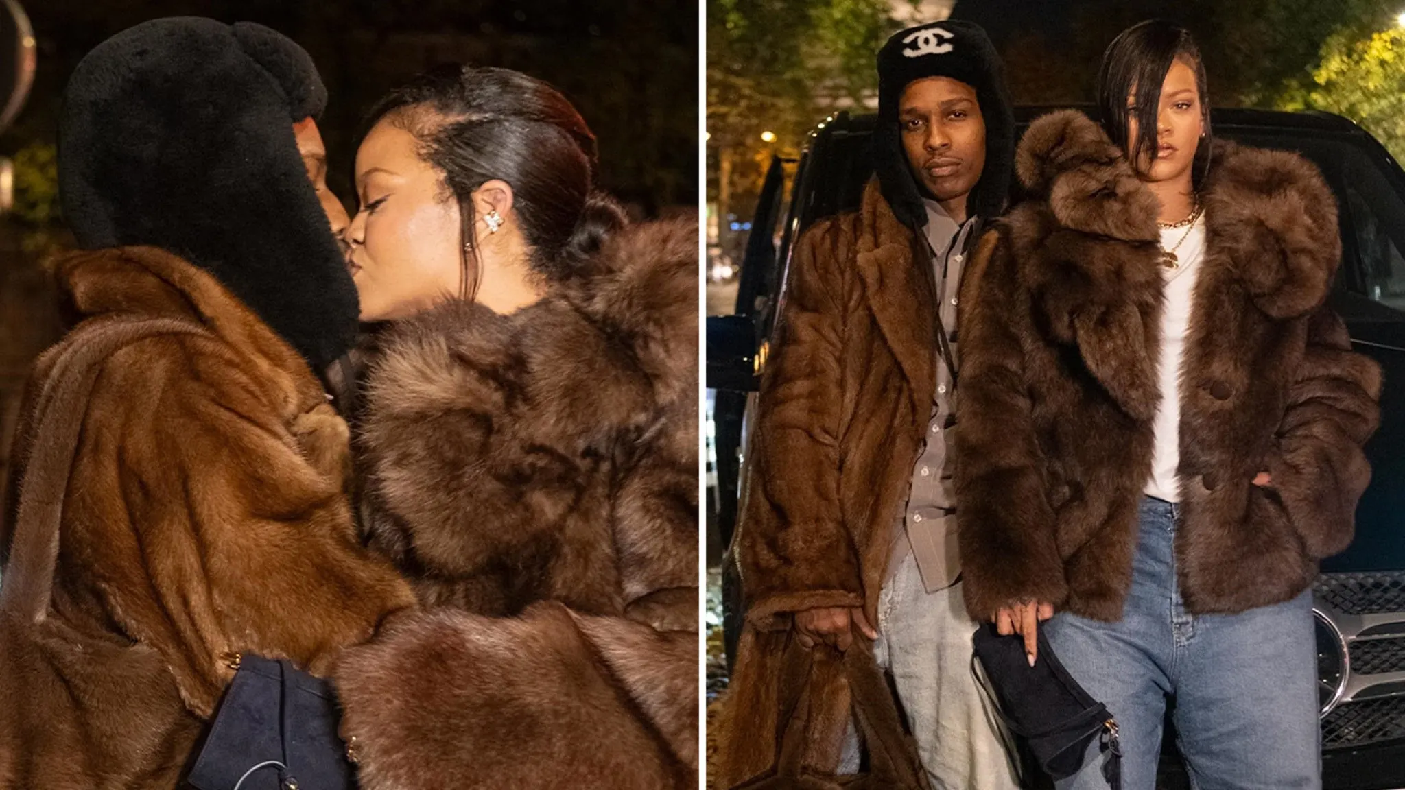 Rihanna and A$AP Rocky Turn Paris into Their Love Nest: Fur Coats and All!