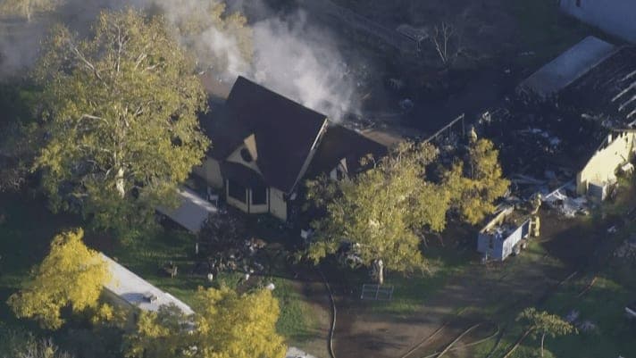 Flames and Fur: A Rio Linda Home's Fiery Fiasco!