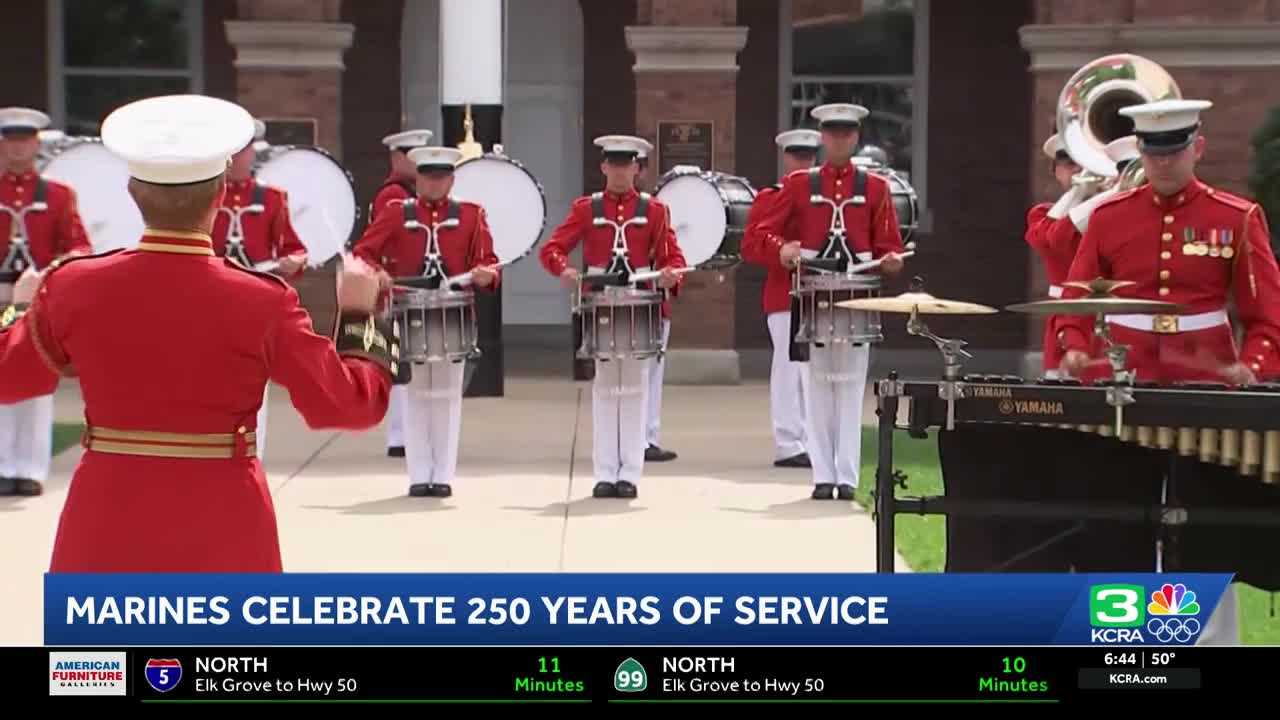 Marines Turn 250: Cake, Coins, and Celebrations Galore!