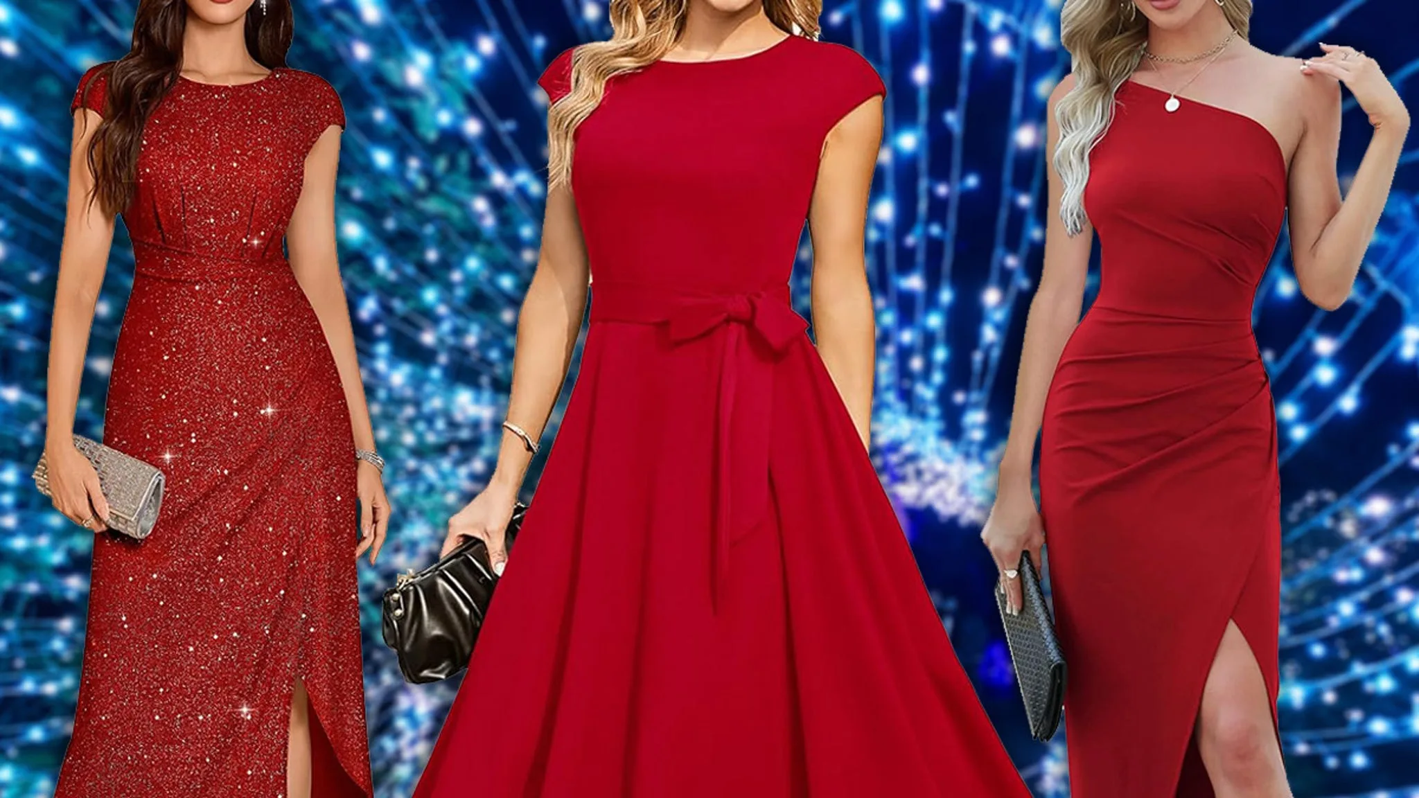 “Red-y or Not: Find Your Festive Dress Before It's Too Late!”