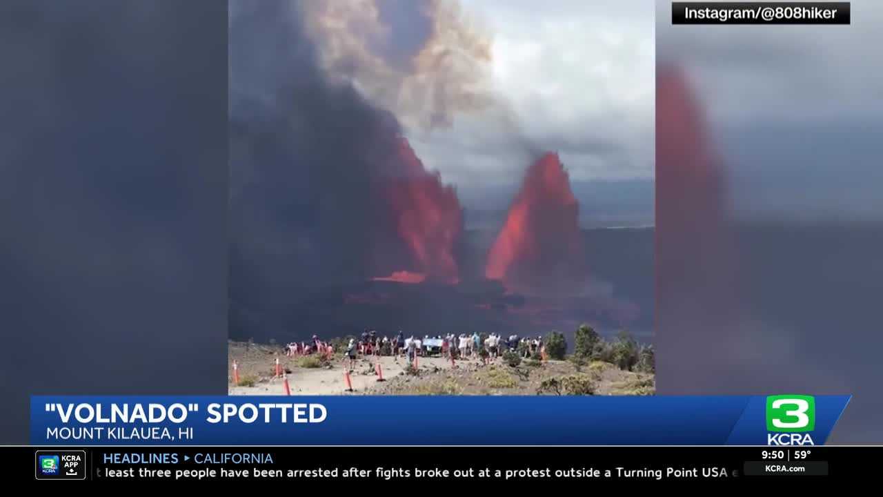 Kilauea's Latest Eruption: When Lava Meets Tornado!