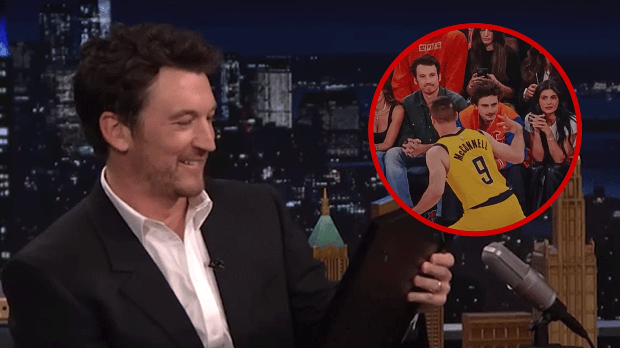 Miles Teller's Epic NBA Taunt Turns Into an Unexpected Framed Gift from Jimmy Fallon