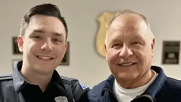 From Baby to Badge: The Heartwarming Reunion of a Rescued Child and His Rescuer