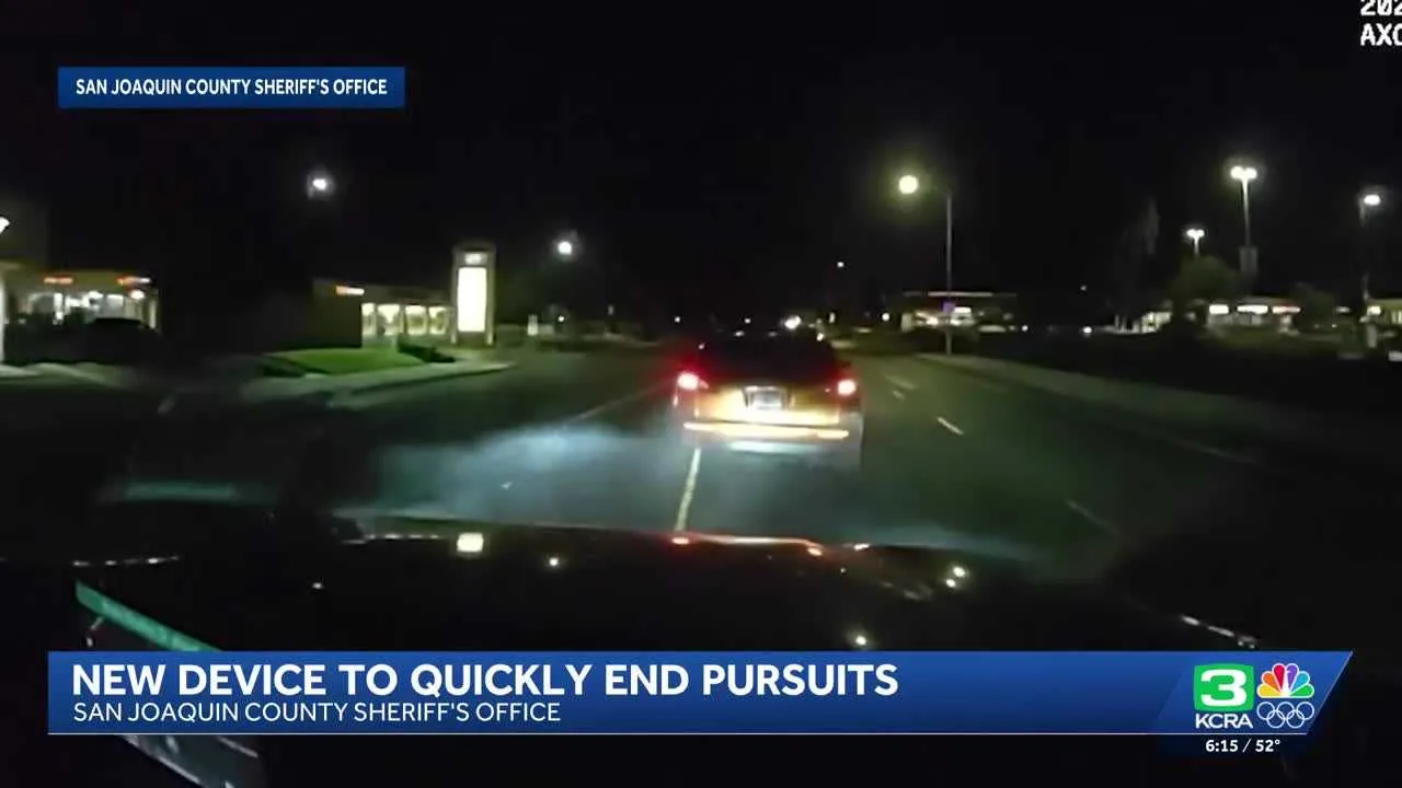 Caught in the Grappler: California's Innovative Tool that Stops Fleeing Vehicles!