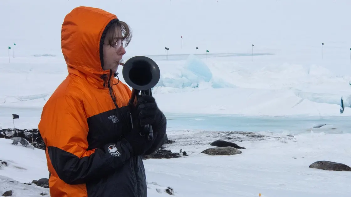A French Horn in Antarctica: Hitting All the Right Notes in Subzero Harmony!