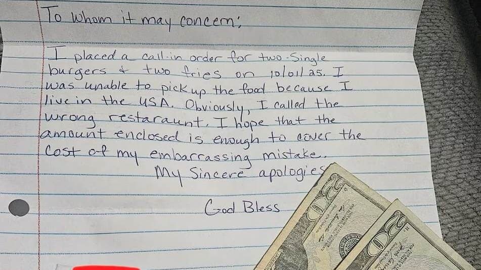 When a Burger Order Turns into a Heartwarming Cross-Country Connection