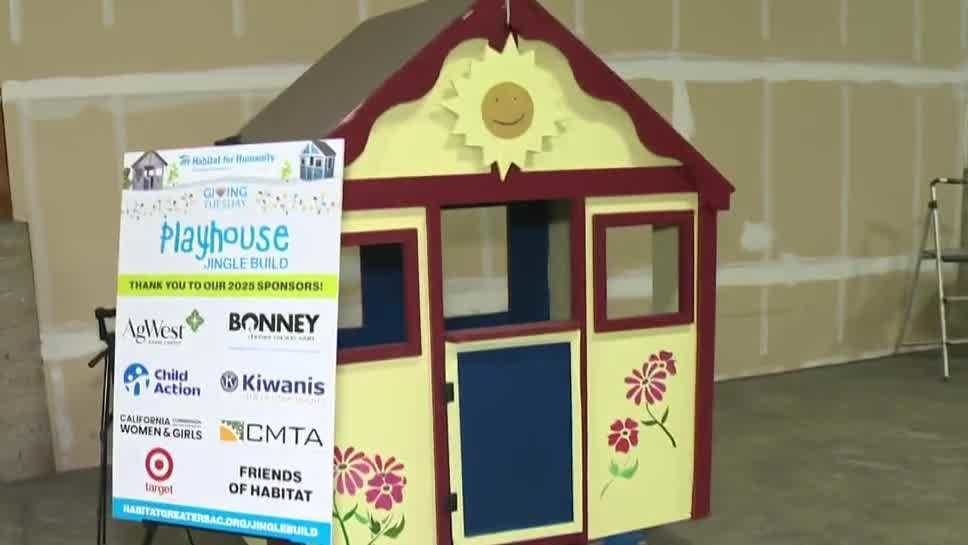 Tiny Houses, Big Dreams: Volunteers Create Magical Playhouses for Sacramento Kids