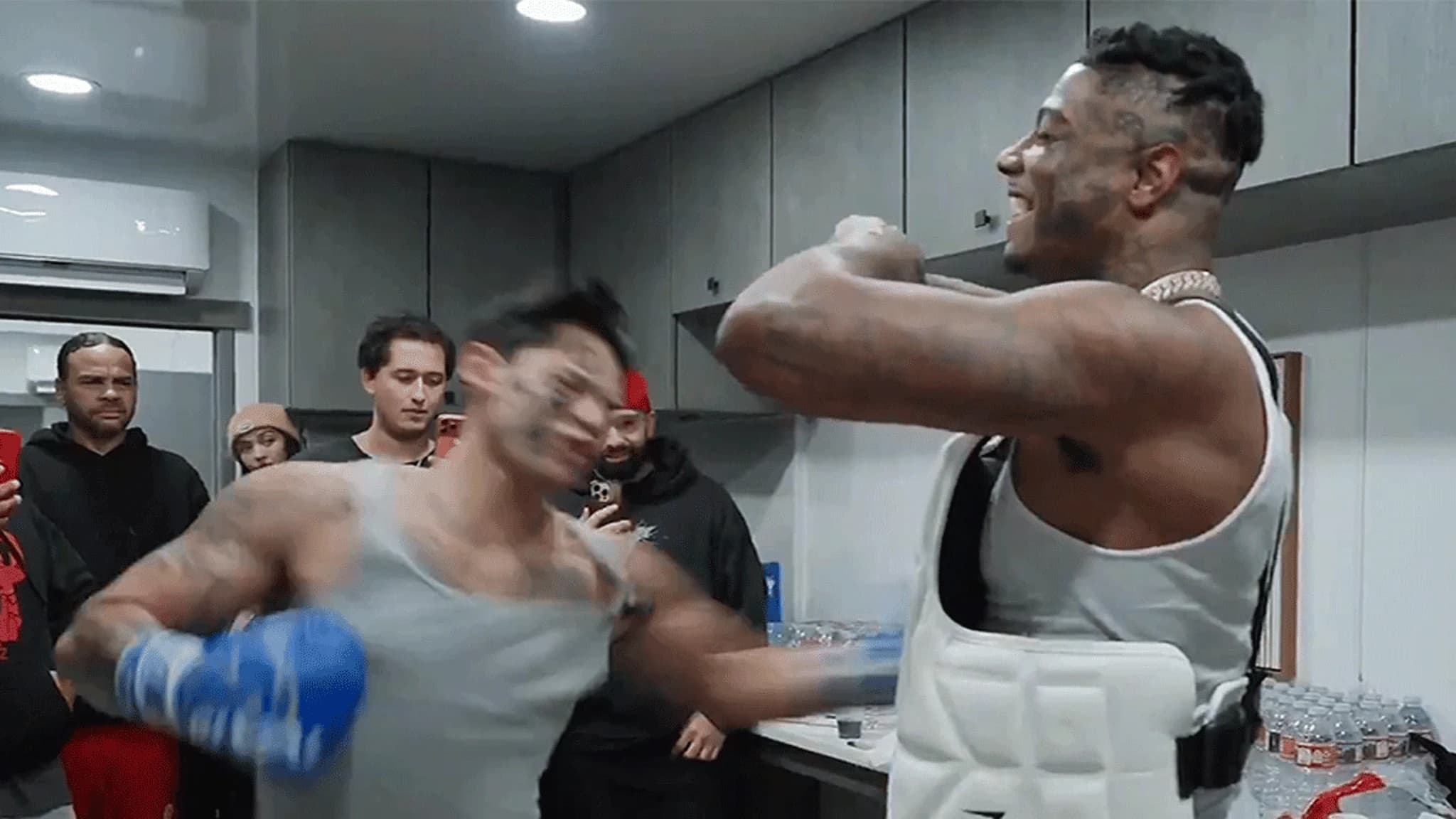 When Celebrities Throw Punches: Blueface Gets Schooled by Ryan Garcia!
