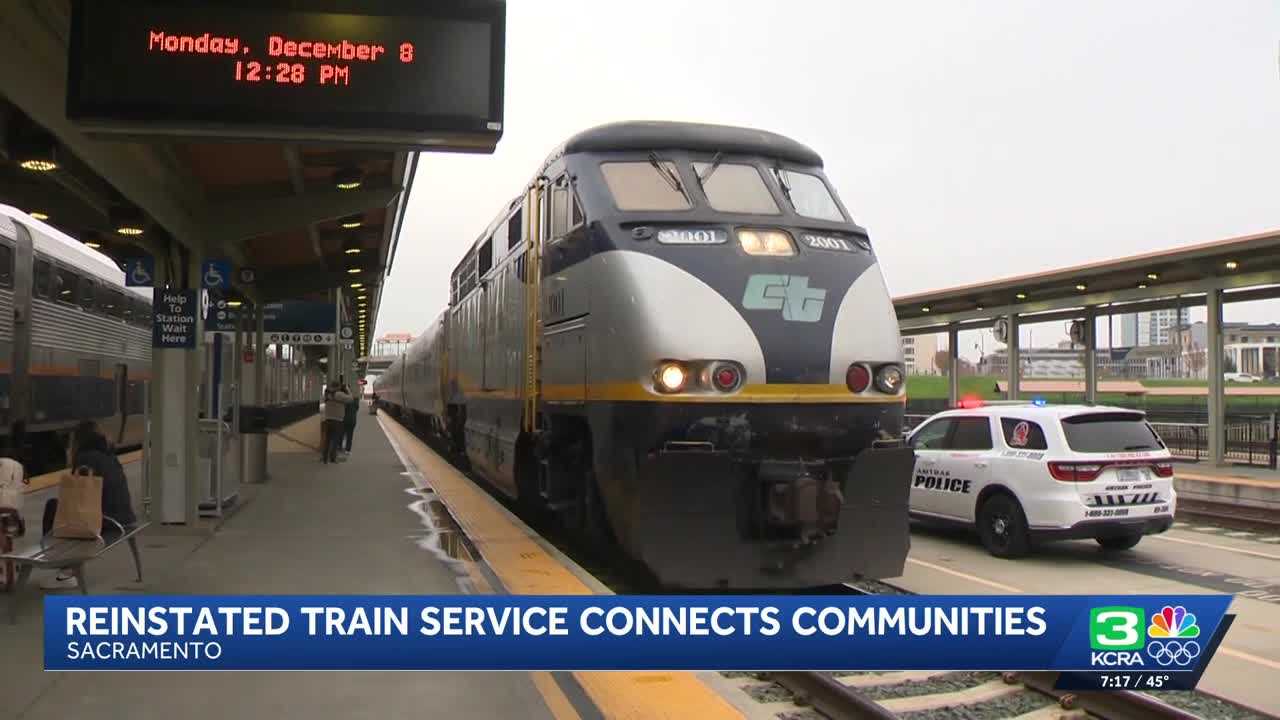 All Aboard! Sacramento's Gold Runner Train Service Makes a Joyful Comeback
