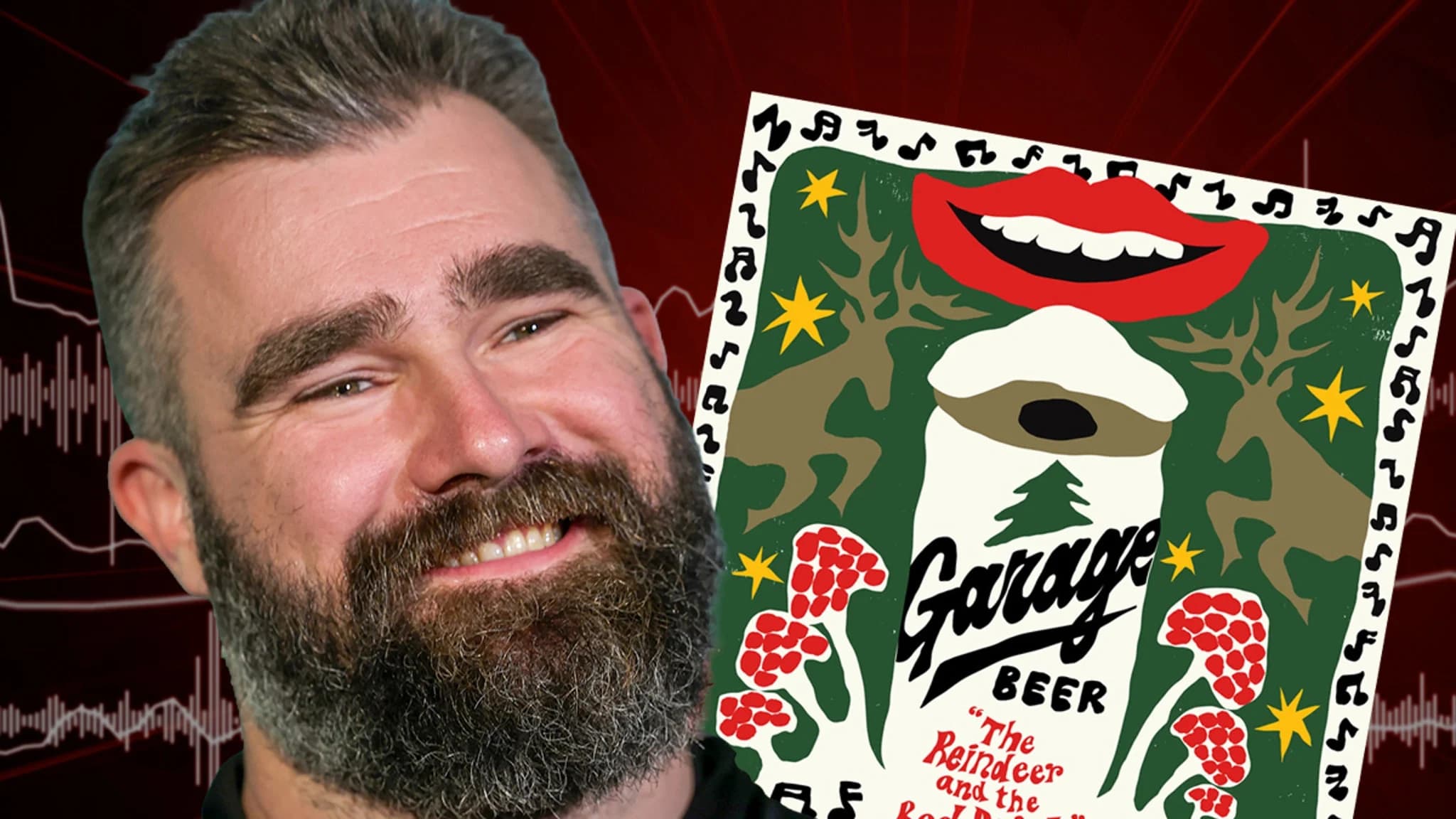 Jason Kelce Hits the Mic: A Holiday Vinyl That’ll Have You Sippin’ and Singin’!
