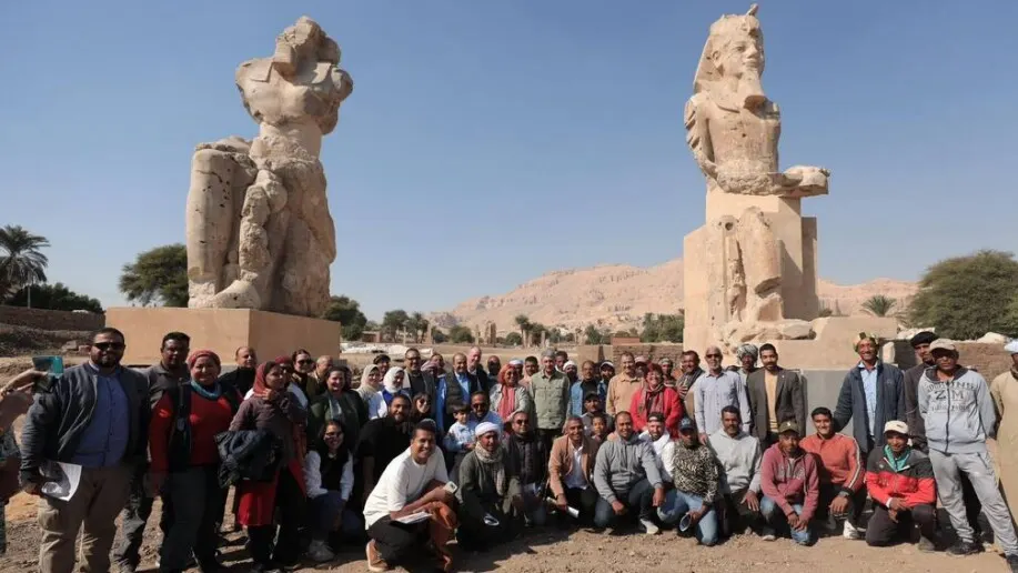 Ancient Glory Restored: Luxor's Colossal Statues Make a Grand Comeback!