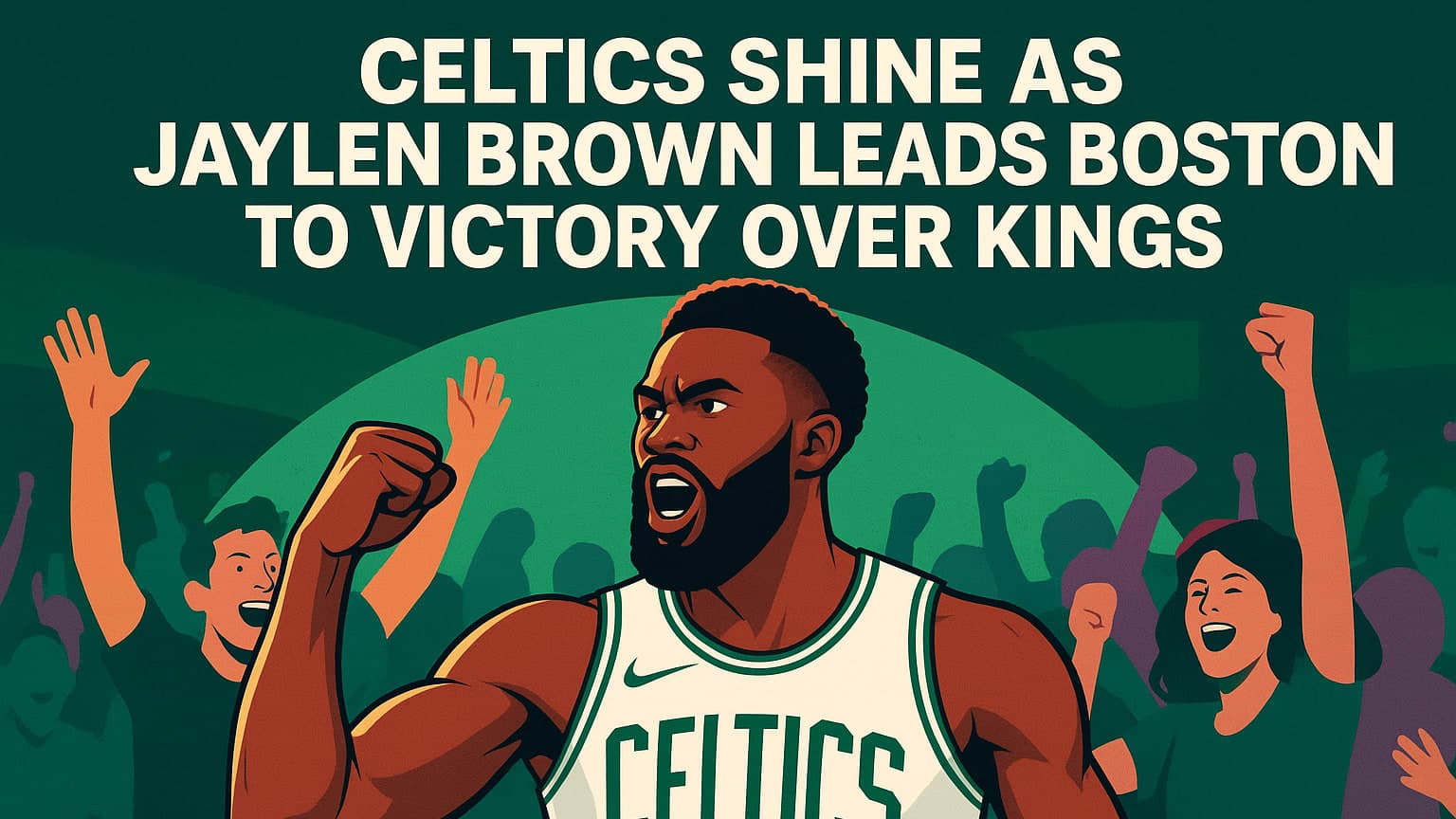 Celtics Shine as Jaylen Brown Leads Boston to Victory Over Kings