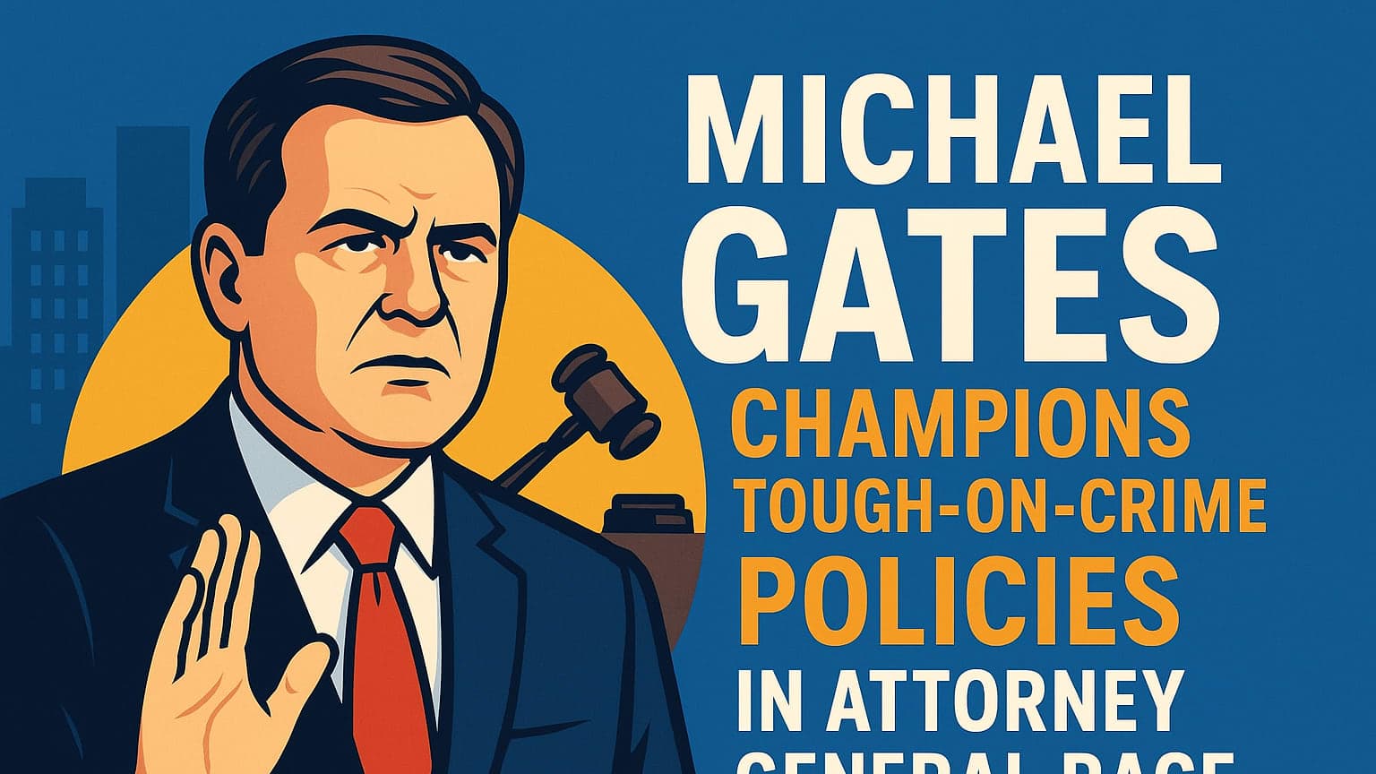 Michael Gates Champions Tough-on-Crime Policies in Attorney General Race