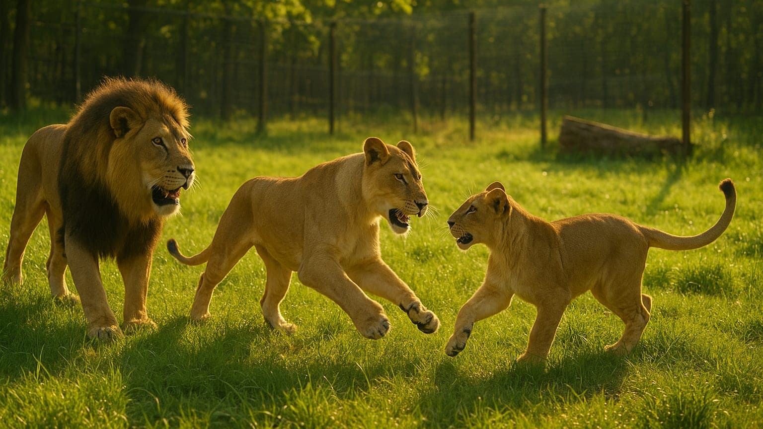 From Honduras to a New Home: Three Lions Roar into Their U.S. Sanctuary