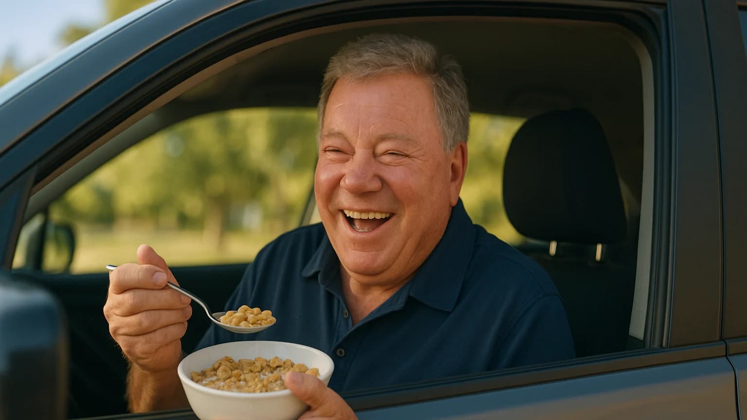William Shatner Takes Cereal to New Heights—Literally!