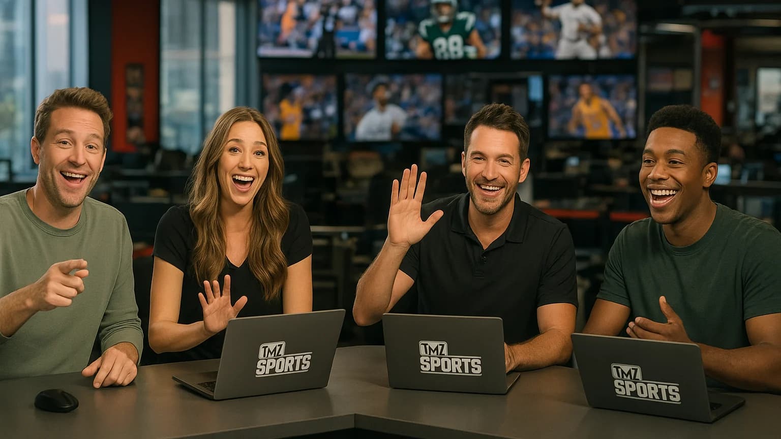 Sports Chatter Live: Step Inside the TMZ Newsroom for Unfiltered Commentary!
