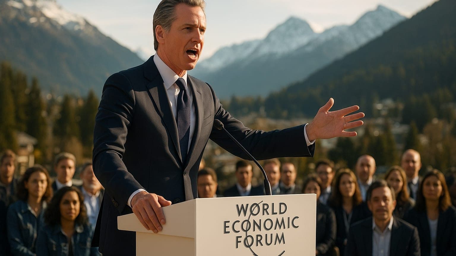 Dueling Governors: Newsom's Davos Debacle and Trump Tensions Unleashed