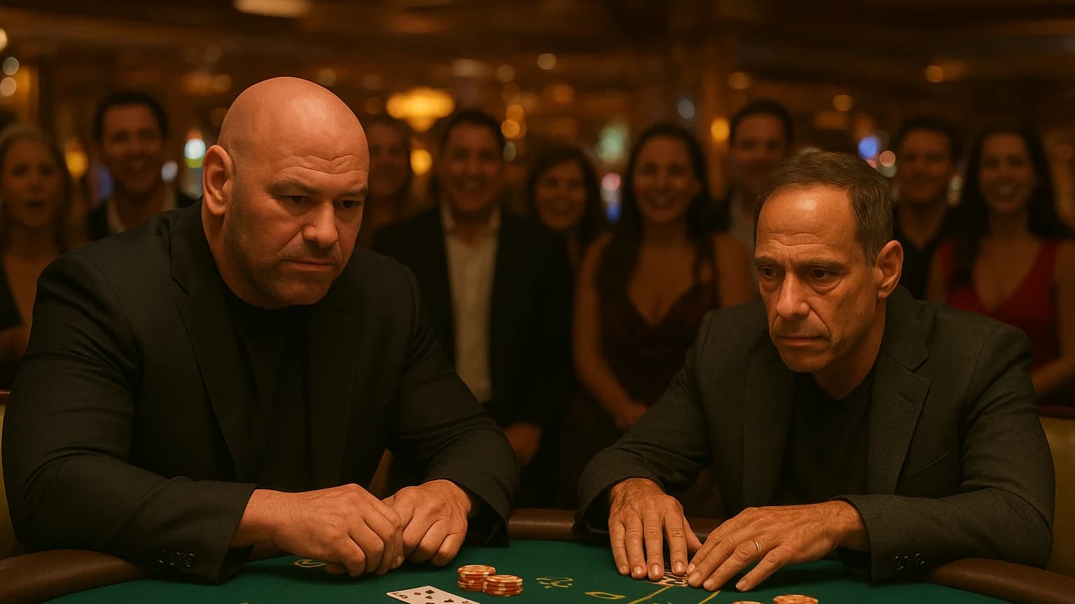 High-Stakes Blackjack: Dana White vs. Harvey Levin in a Charity Showdown!