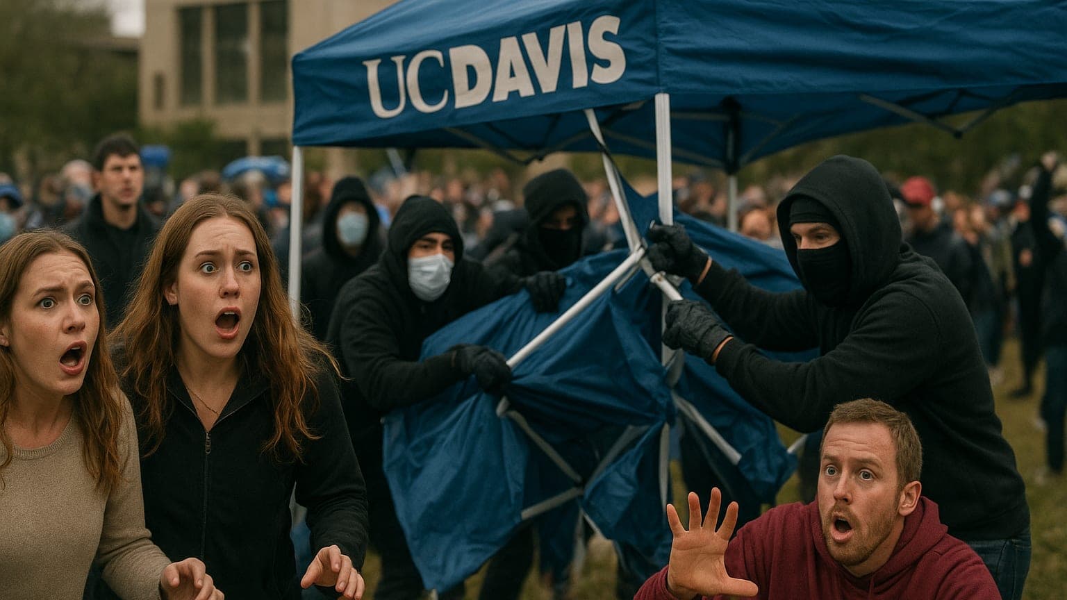 Chaos at UC Davis: When a Conservative Event Turns into a Scene from a Thriller