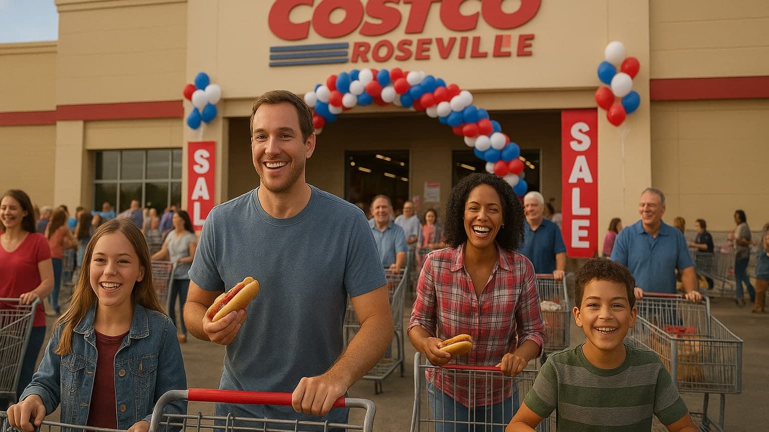 Costco Opens Doors in Roseville: The Hot Dog Frenzy Begins!