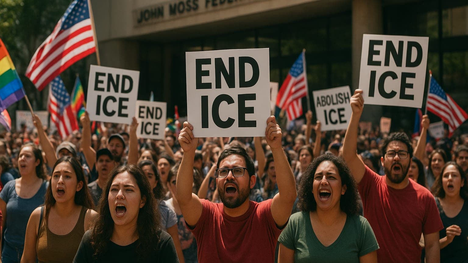 Protests Erupt in Sacramento: The Demand to #AbolishICE Takes Center Stage!