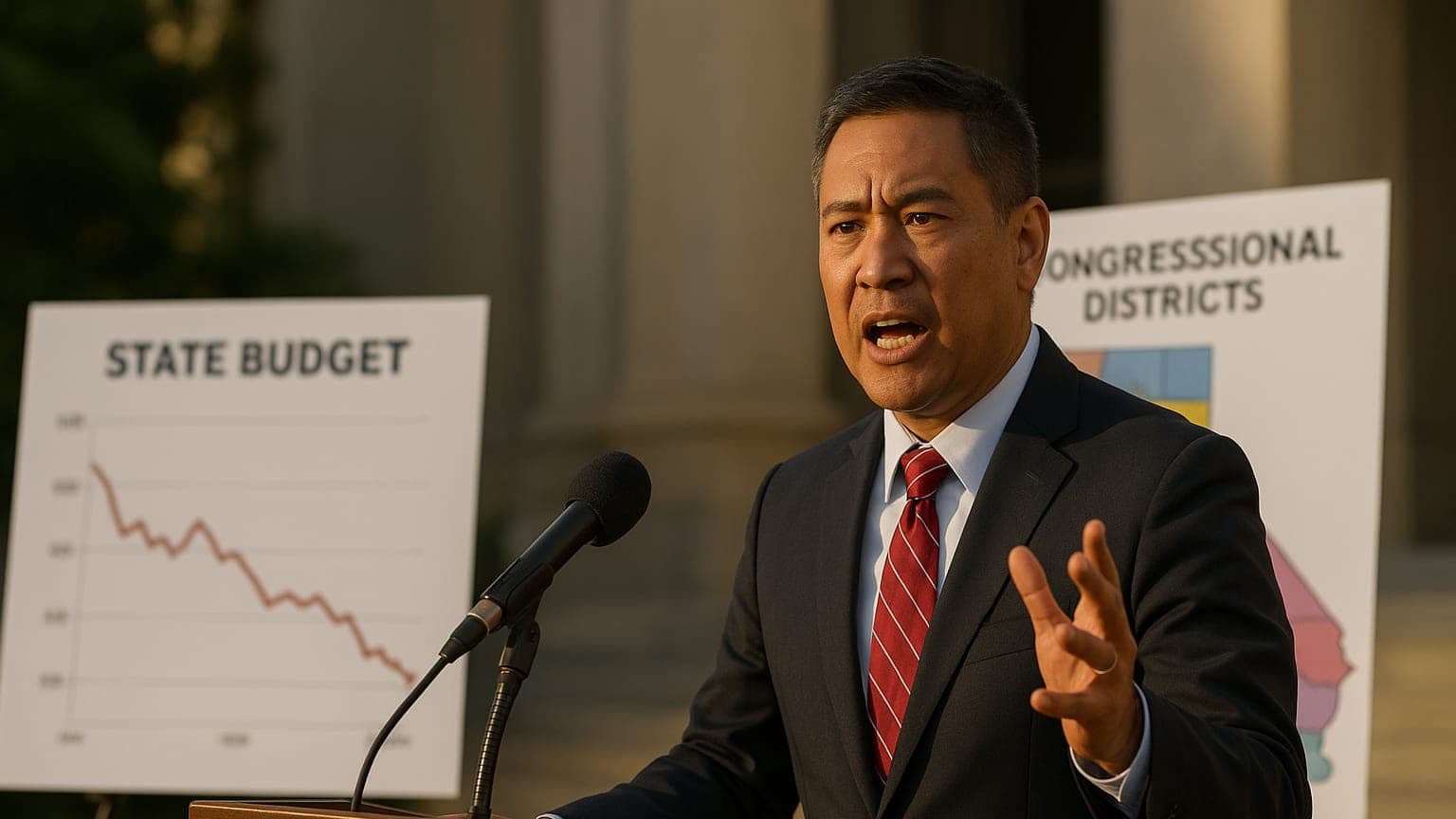Political Jousting: Assemblyman David Tangipa Takes on California's Budget and Redistricting Drama