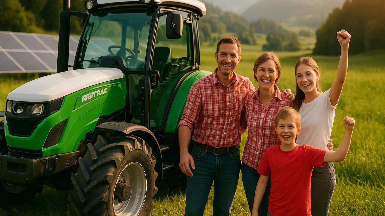 From Farms to Future: The Swiss Family Revolutionizing Agriculture with Electric Tractors