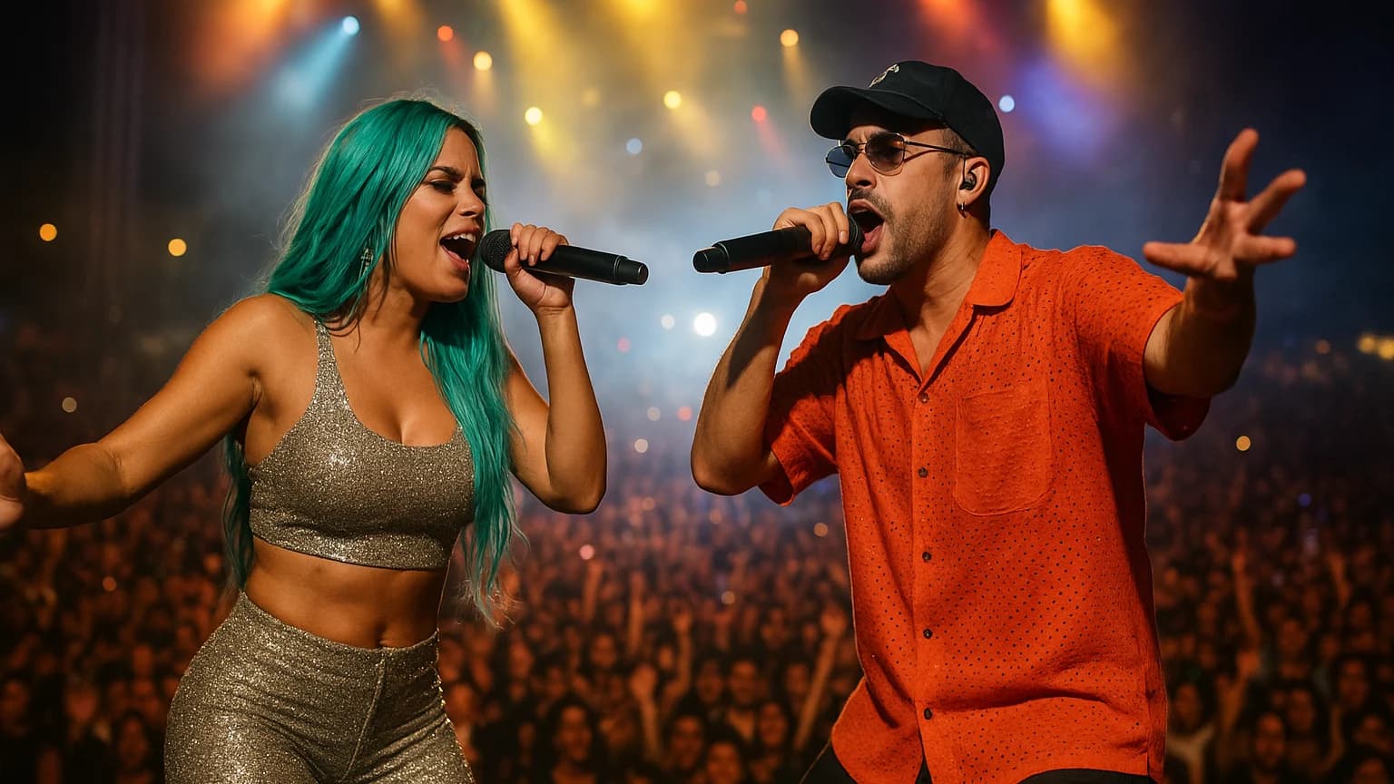 Karol G Takes the Stage with Bad Bunny: A Performance Not to Be Missed!