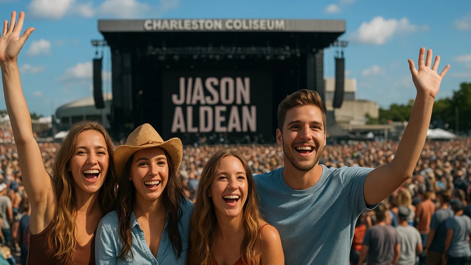 Winter Storm Fern Gives Jason Aldean a Summer Surprise!