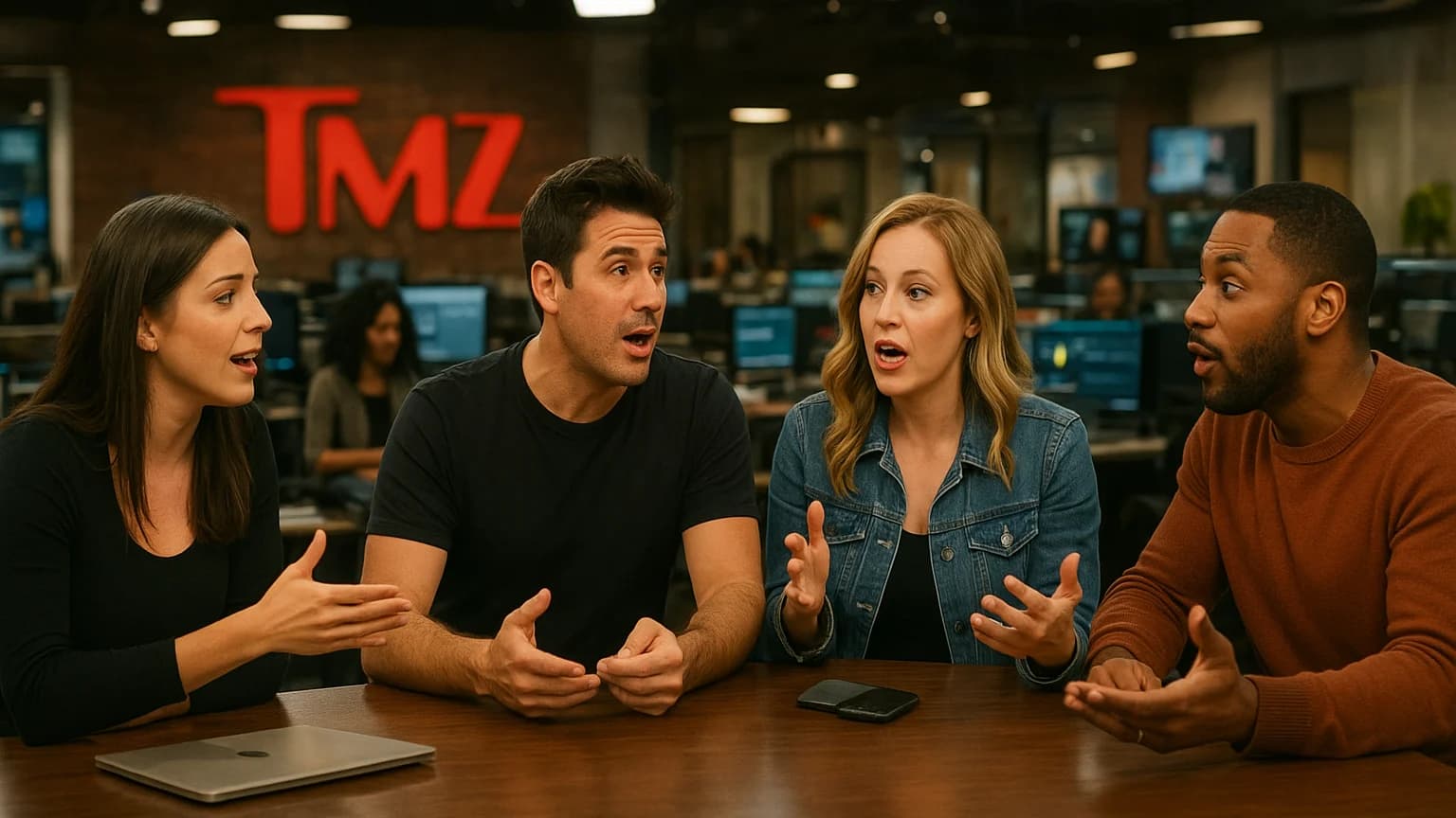 Step Inside the TMZ Newsroom: Catch the Drama Live!