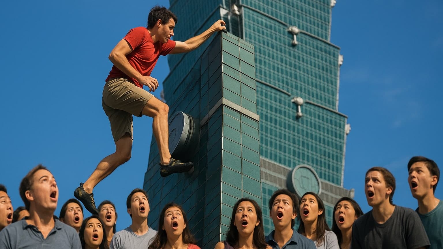 Scaling New Heights: Alex Honnold's Ropeless Ascent of Taipei 101