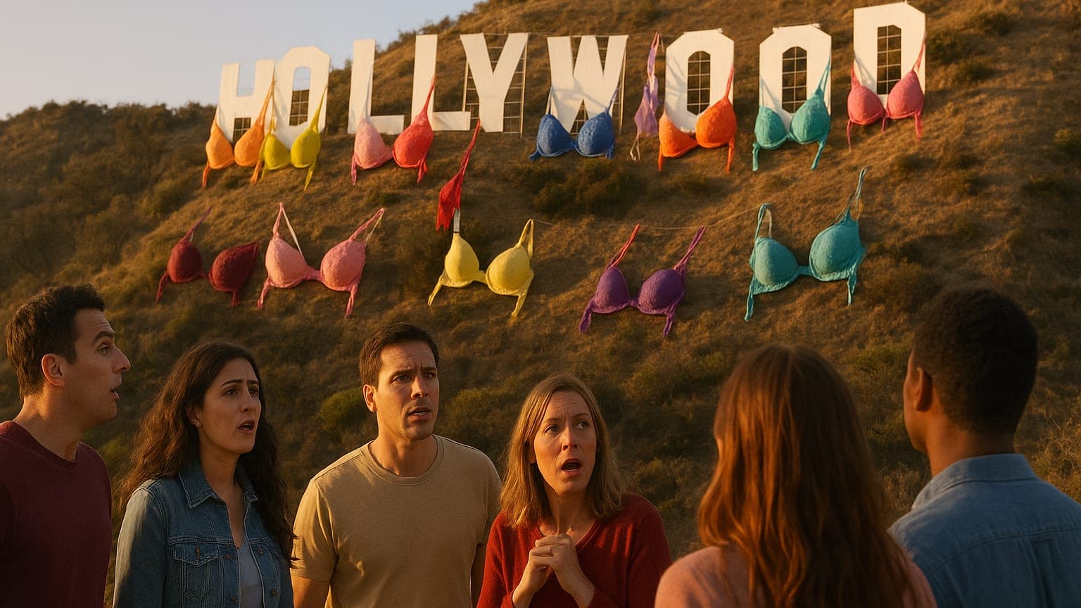 Brassieres on the Hollywood Sign: Is There a Double Standard for Celebrity Stunts?