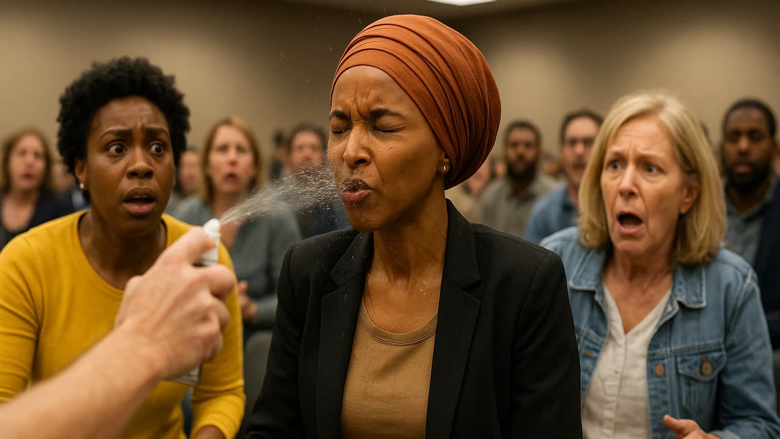 Trump Calls Ilhan Omar a "Fraud" After Syringe Attack: Did She Stage It?
