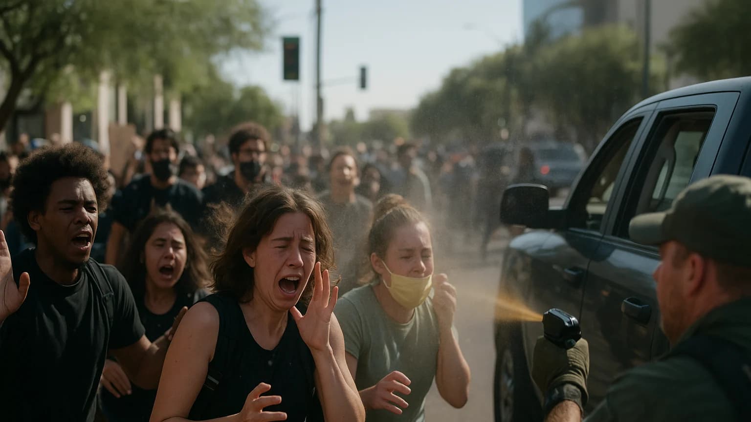Pepper-Spray Patriots: When Federal Agents Bring the Heat to a Peaceful Protest
