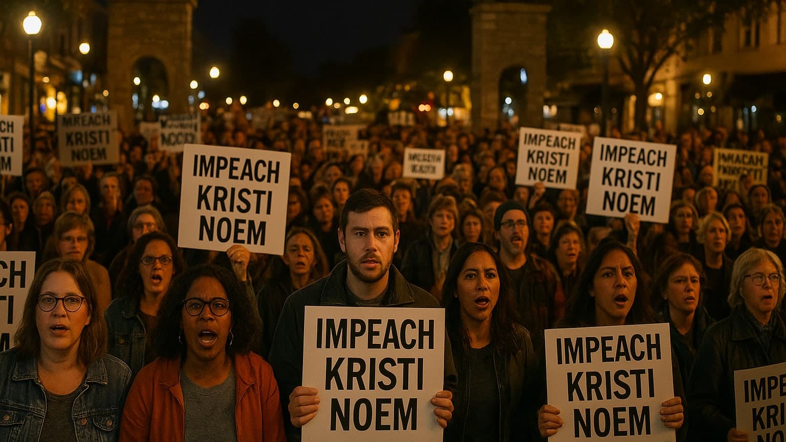 Protests Erupt in Woodland: Demands for Impeachment and Immigration Reform Heat Up!