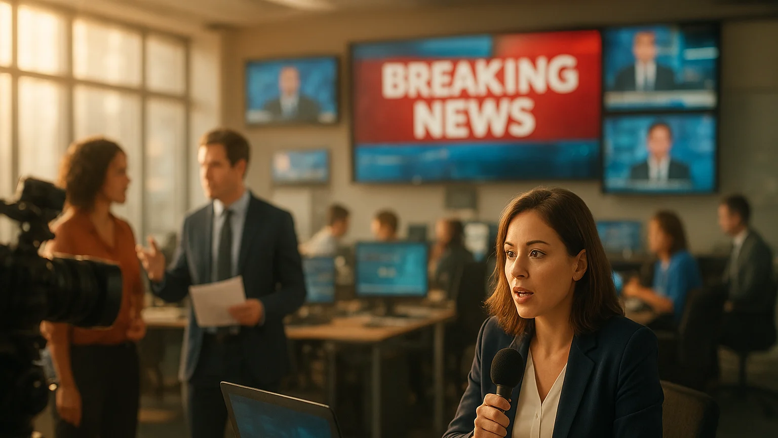 Step Inside TMZ: Live Newsroom Action Awaits!