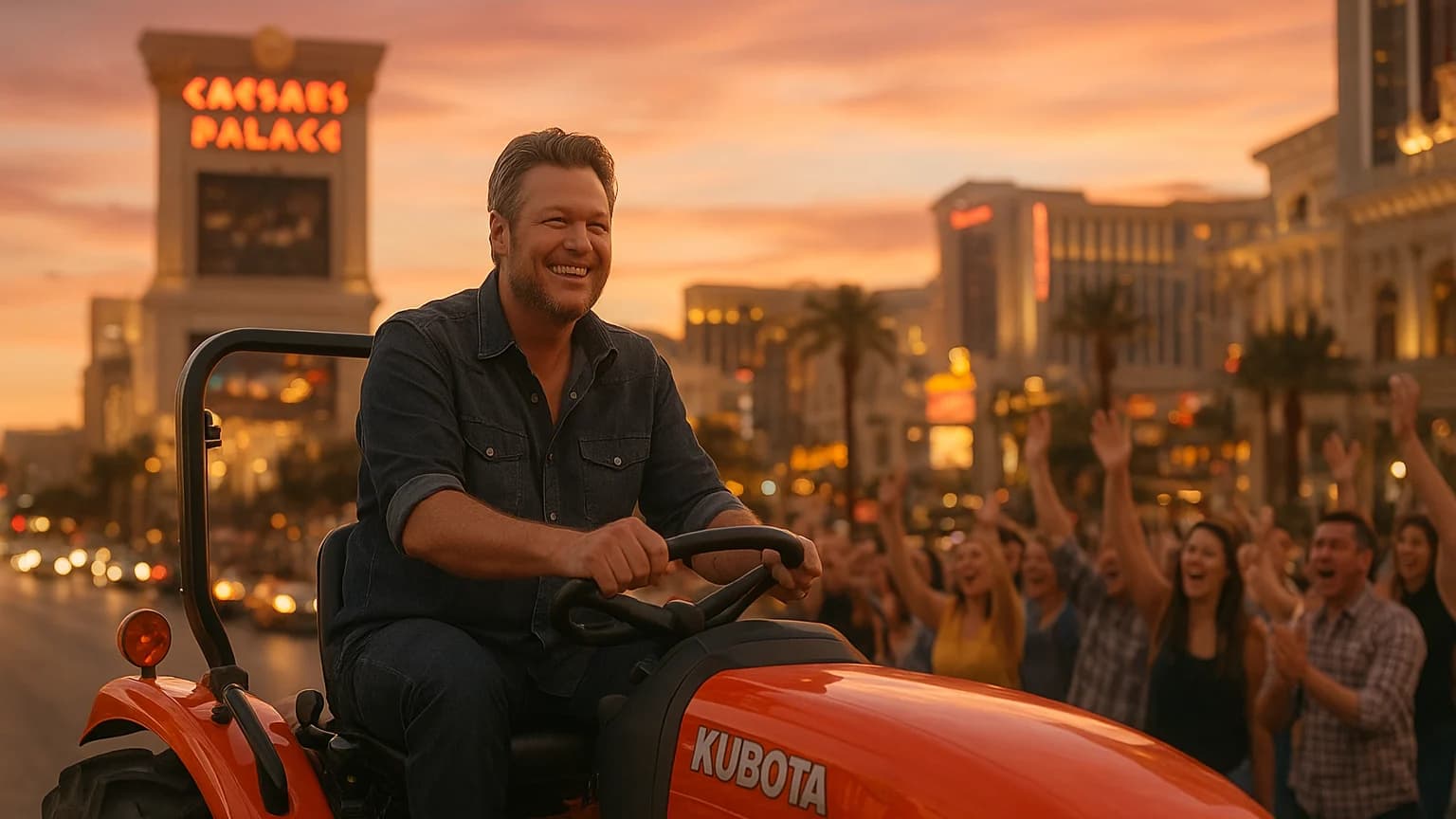 Blake Shelton's Tractor Tour: New Vegas Shows and a Wild Announcement