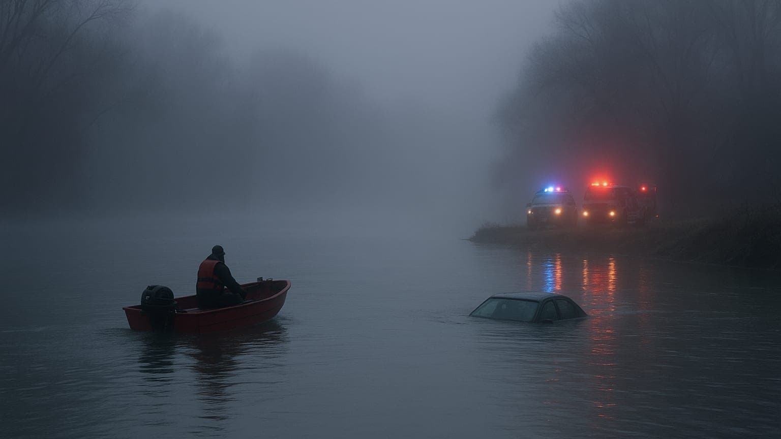 Fog and Tragedy: A Woman’s Fatal Drive into the River