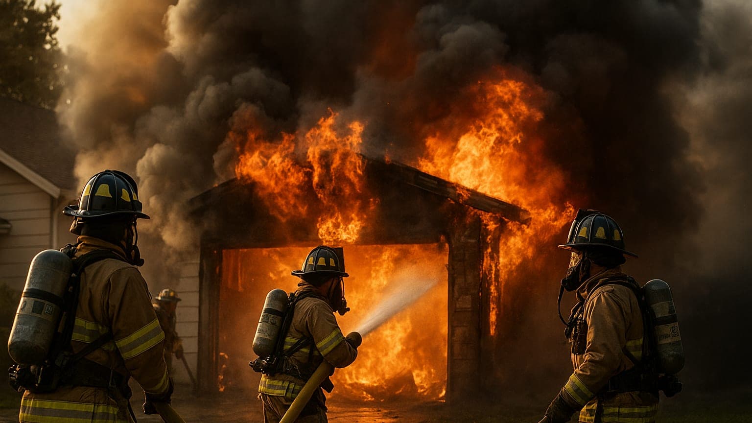 Garage Meltdown: How One Vehicle Fire Turned a Home into a Hot Spot!