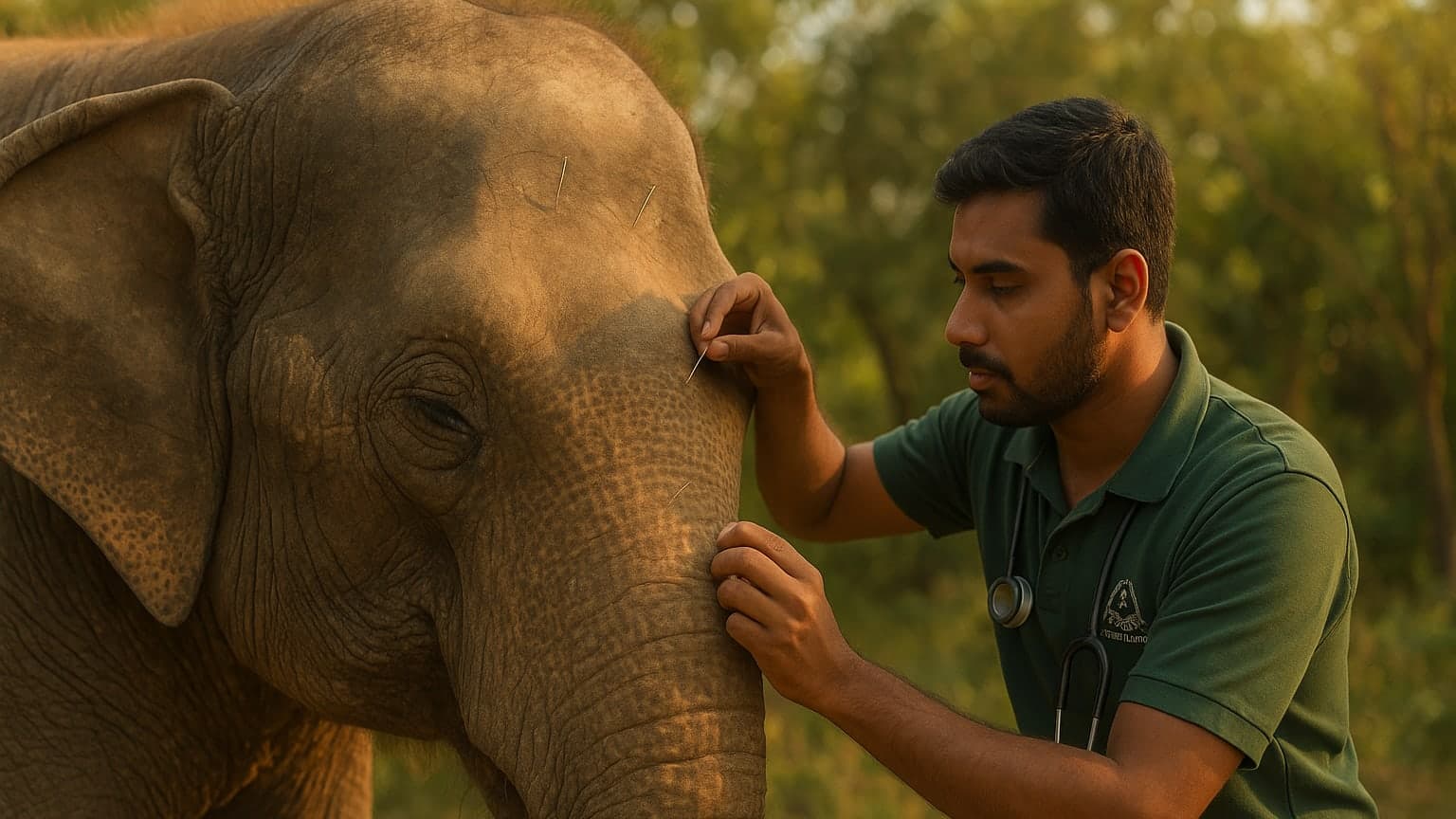 Acupuncture for Elephants: Healing the Heavyweight Champs of the Animal Kingdom!