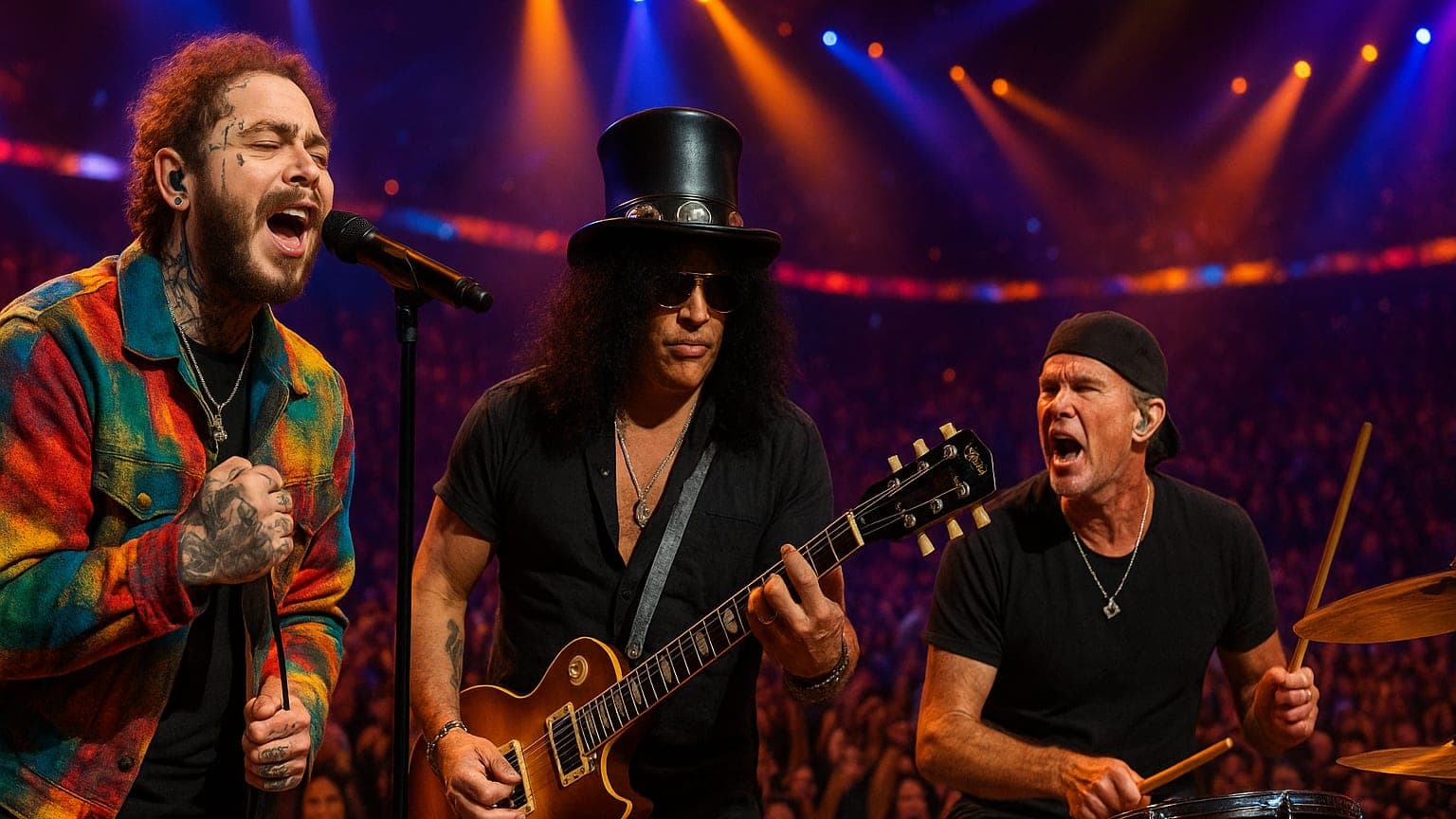 Rocking the Grammys: Post Malone, Slash, and Chad Smith Join Forces for Ozzy Osbourne Tribute!